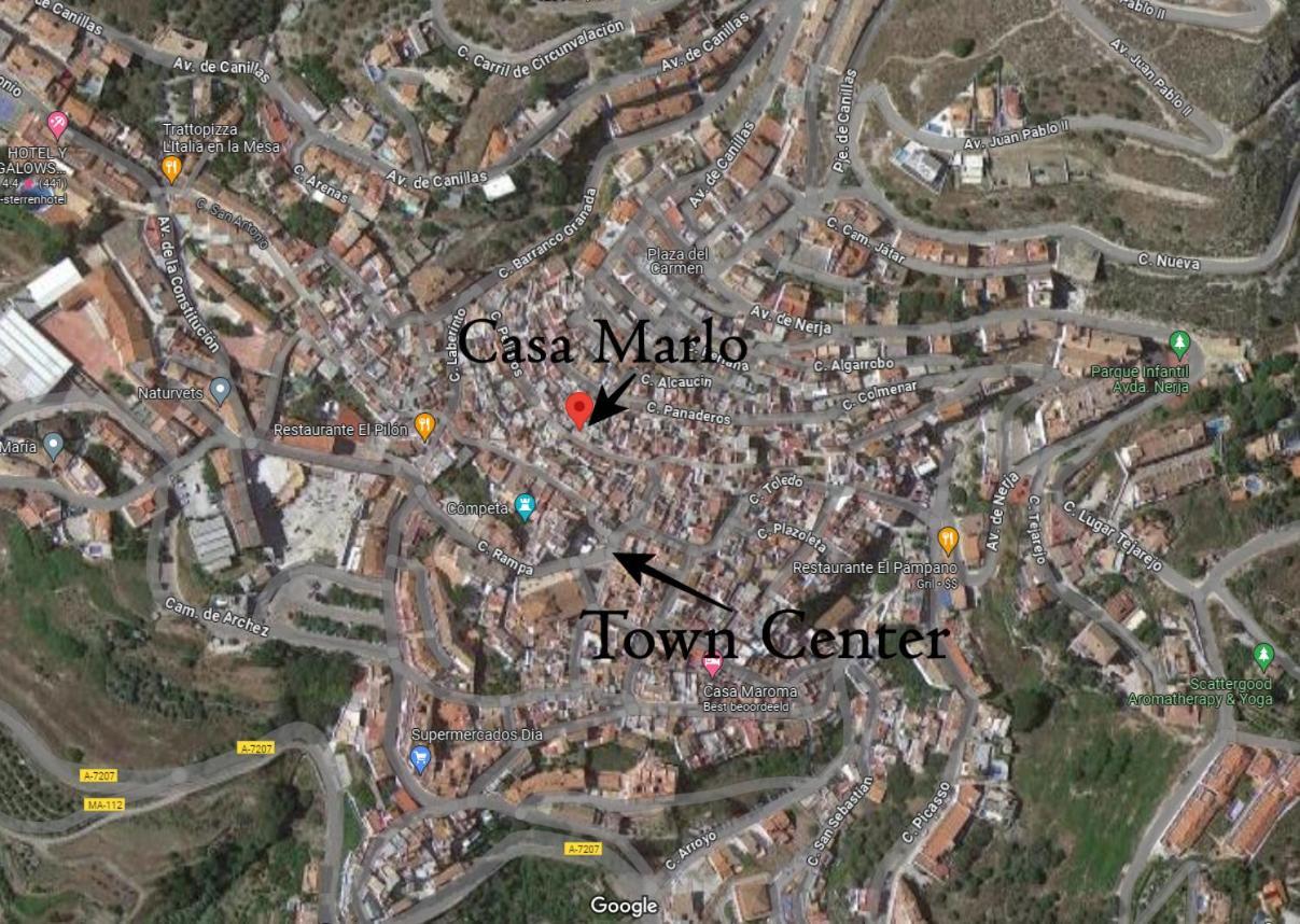 Casa Marlo, Spacious House In The Lively Centre Of Cómpeta Kültér fotó